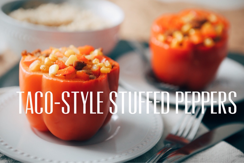 taco-style stuffed peppers