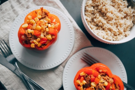 taco-style stuffed peppers